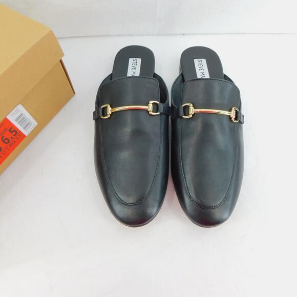 Steve Madden Women's Black Slide on Galilea Slip-ons Size 6.5 New in Box - Picture 3 of 6